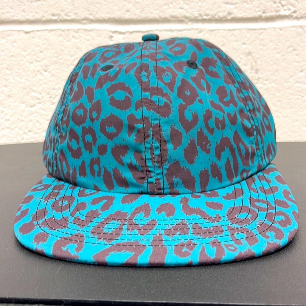 Obey Bowen leopard print 6 panel cap
